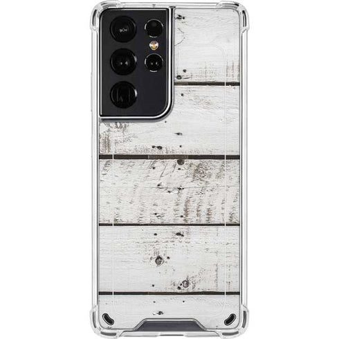 Weathered Wood Galaxy S21 Ultra 5G Clear Case